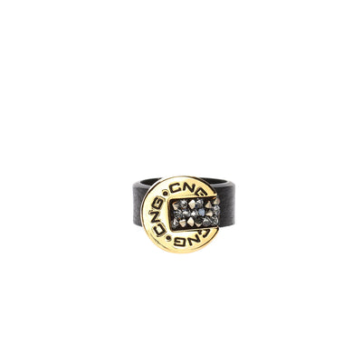 CNG Valencia - fekete/arany gyűrű